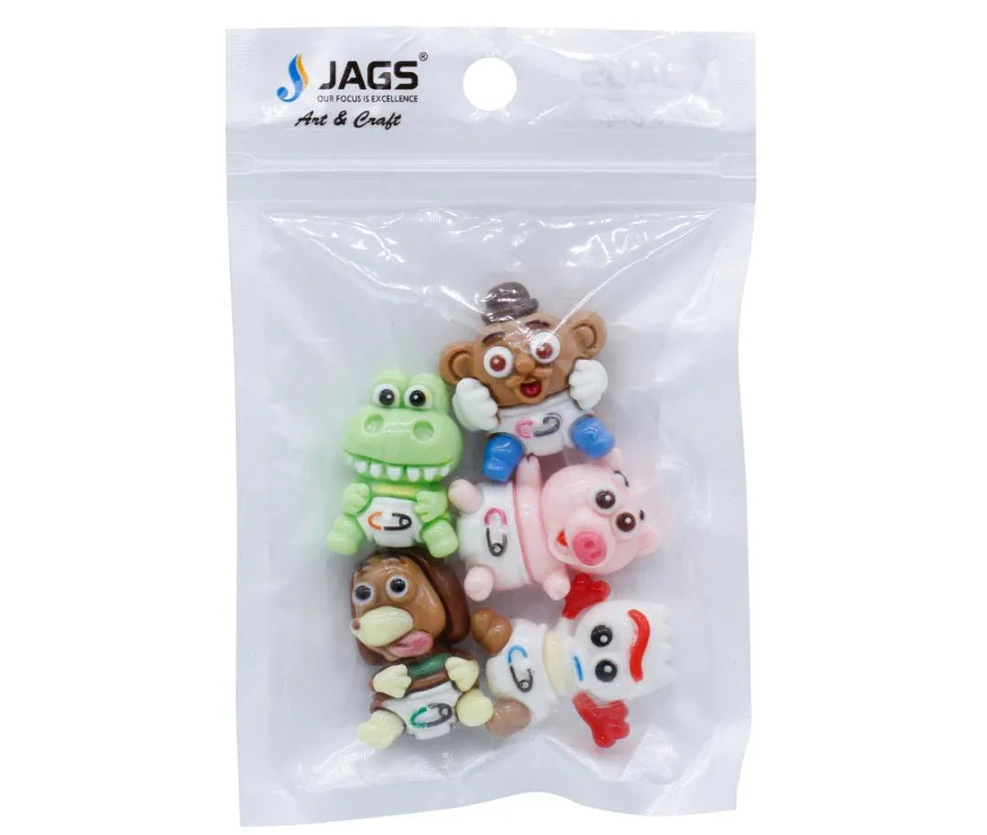 Miniature Model Cartoon Animal 5Pcs Mix Colour MMAN-32