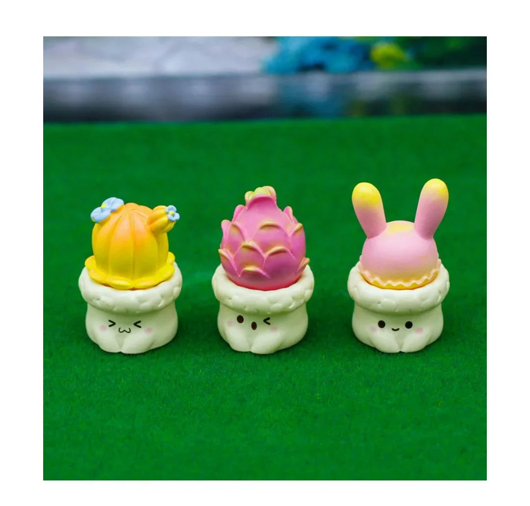 Miniature Model Cactus Plant 3Pcs Set C1299-7/9/11 C1183-B