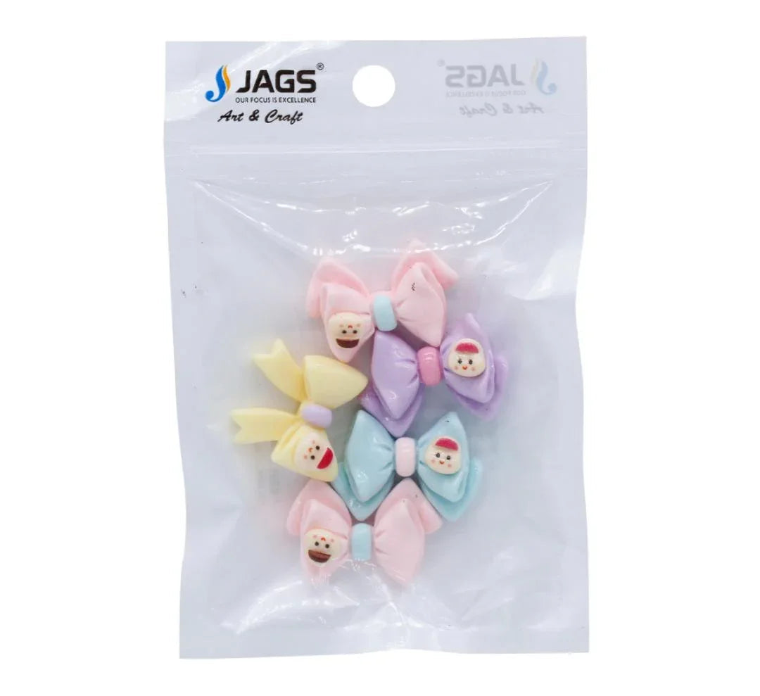 Miniature Model Bow Tie Design 5Pcs Mix Colour MMAN-34