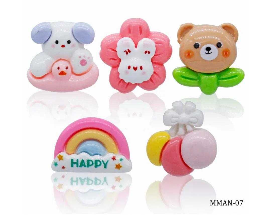 Miniature Model Baby Kids 5Pcs Mix Colour MMAN-07