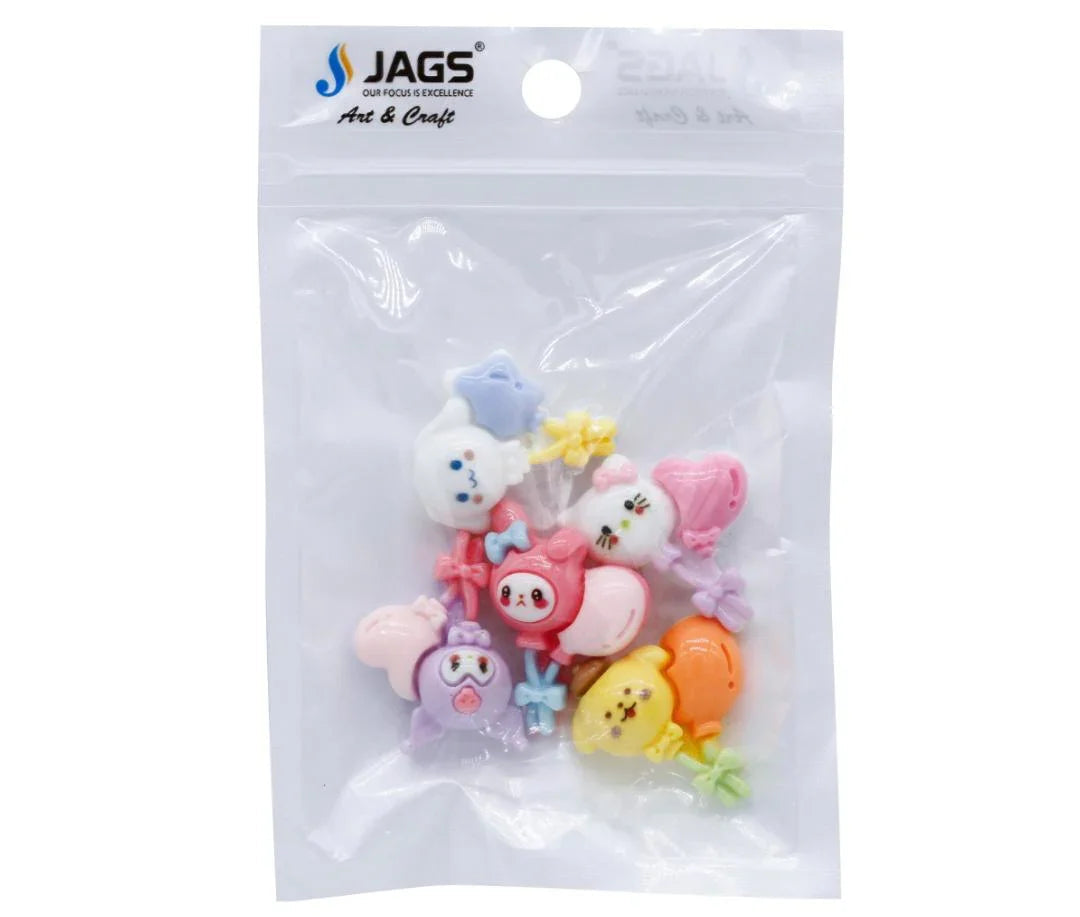 Miniature Model Animal Hello Kitty 5Pcs Mix Colour MMAN-39