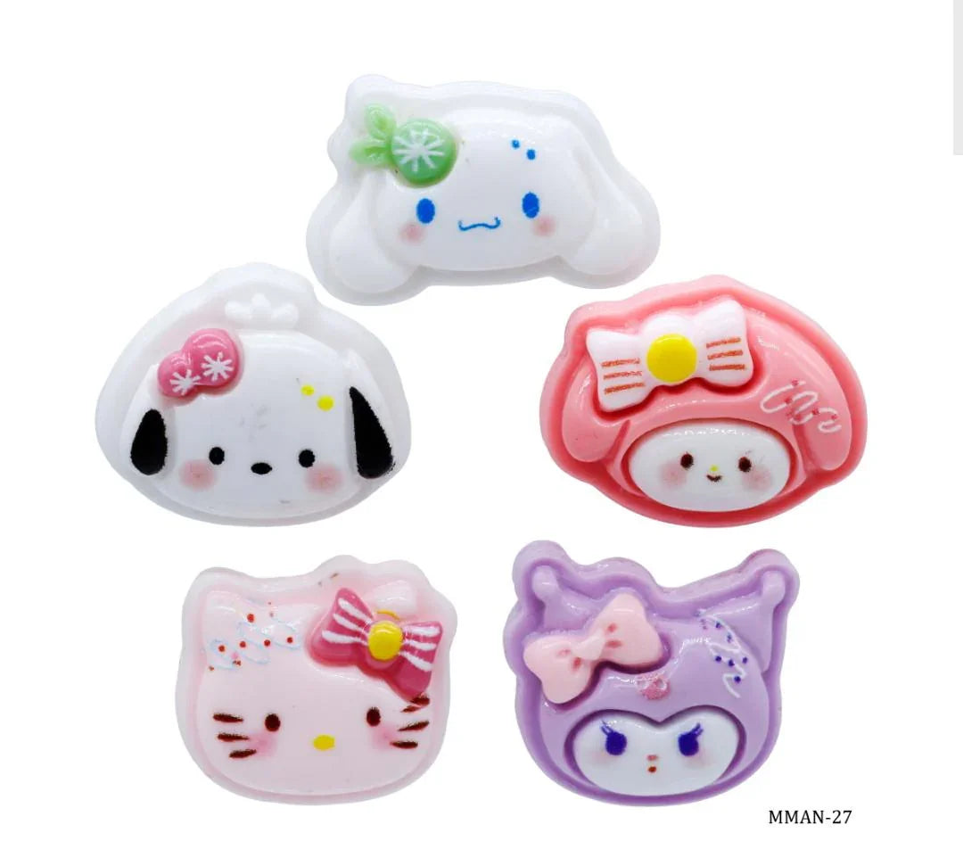 Miniature Model Animal Cartoon 5Pcs Mix Colour MMAN-27