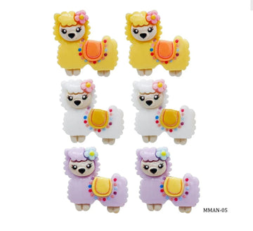 Miniature Model Animal 6Pcs Mix Colour MMAN-05