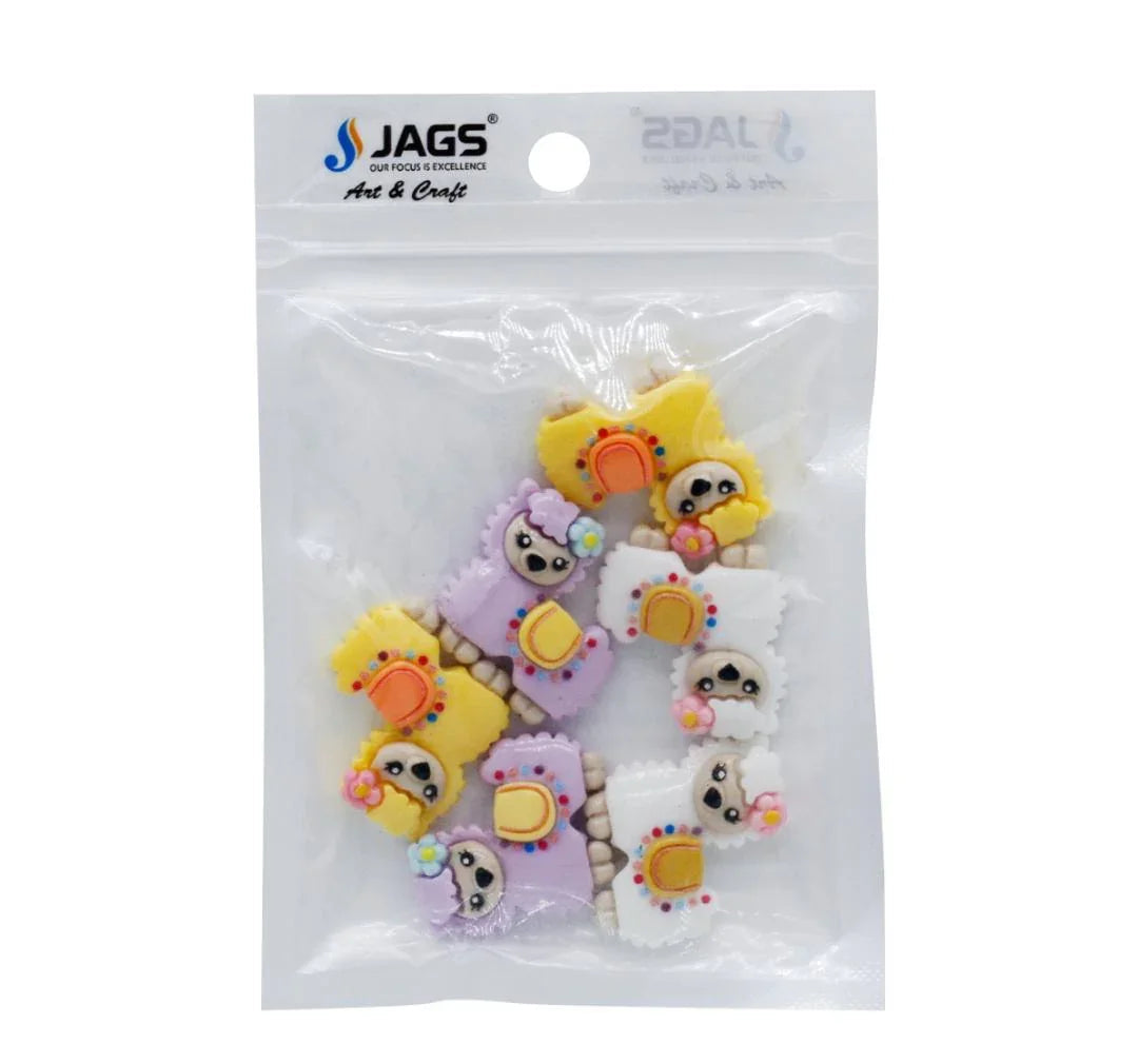Miniature Model Animal 6Pcs Mix Colour MMAN-05