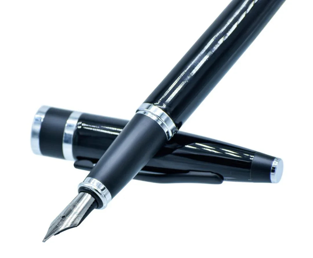 Fountain Pen Black Black Clip 9168FPBK