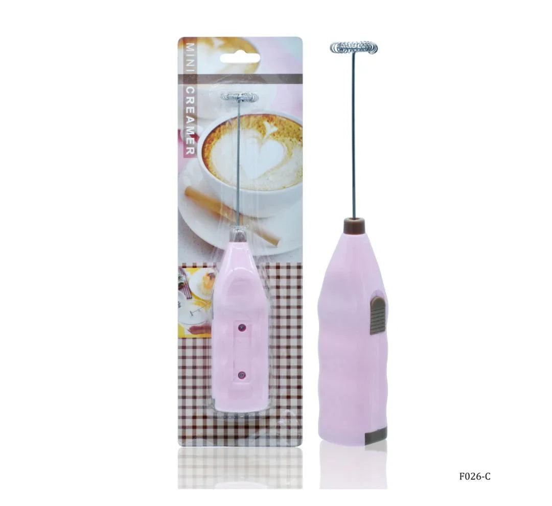 Electric Milk Mini Creamer Frother Battery Operated F026-C