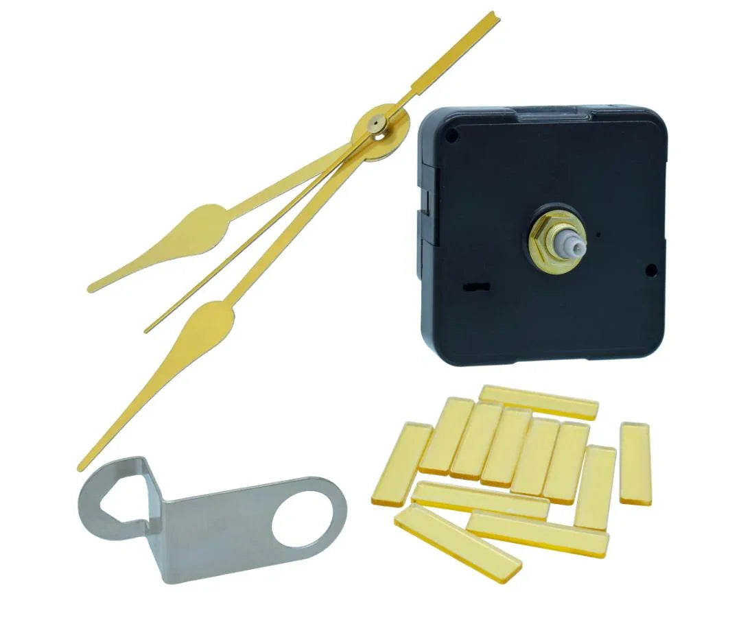 Clock Movement Silent CM13MM With Hands CH14GDAA GD CMSC08