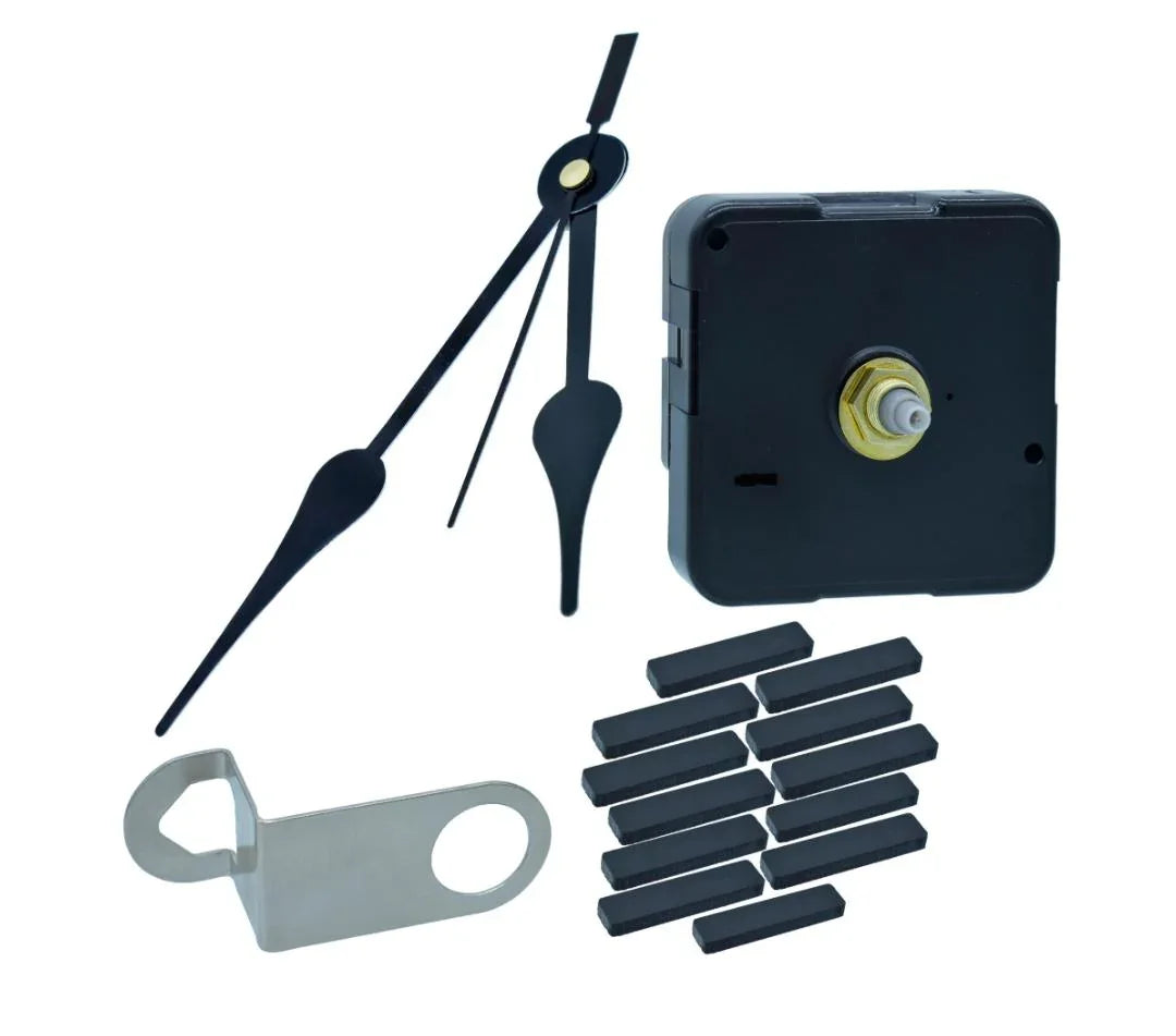 Clock Movement Silent CM13MM With Hands CH14BKAA BK CMSC04