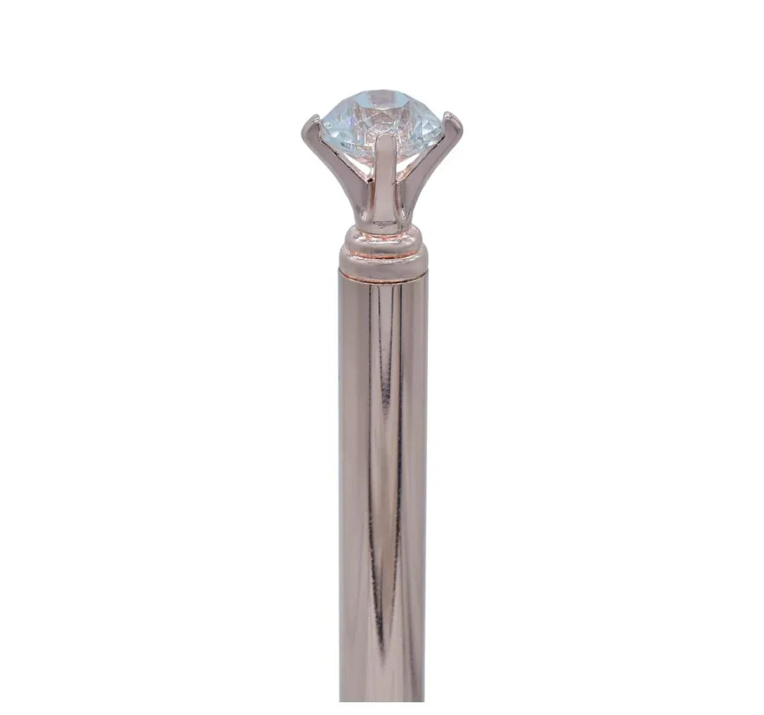 Ball Pen Fancey Top Small Diamonds Copper BPF610CR