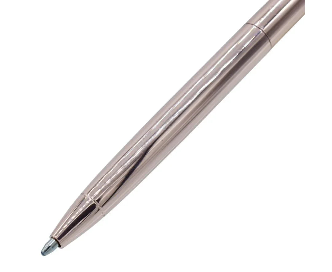 Ball Pen Fancey Top Small Diamonds Copper BPF610CR