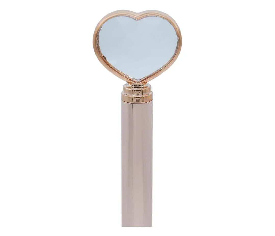 Ball Pen Fancey Top Heart With Diamonds Copper BPF640CR