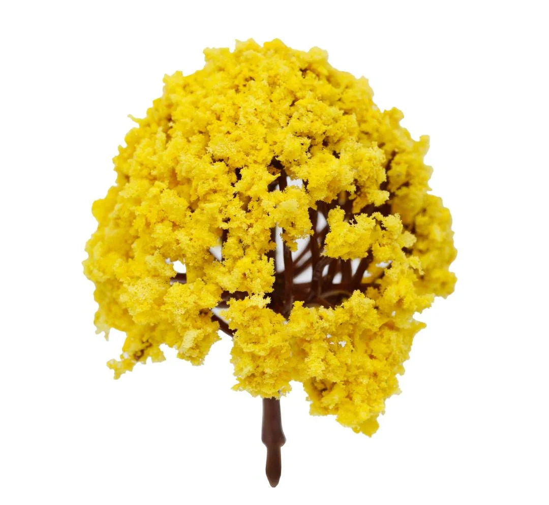 Artificial Miniature Tree 6CM Yellow 1 Pcs ACT-57