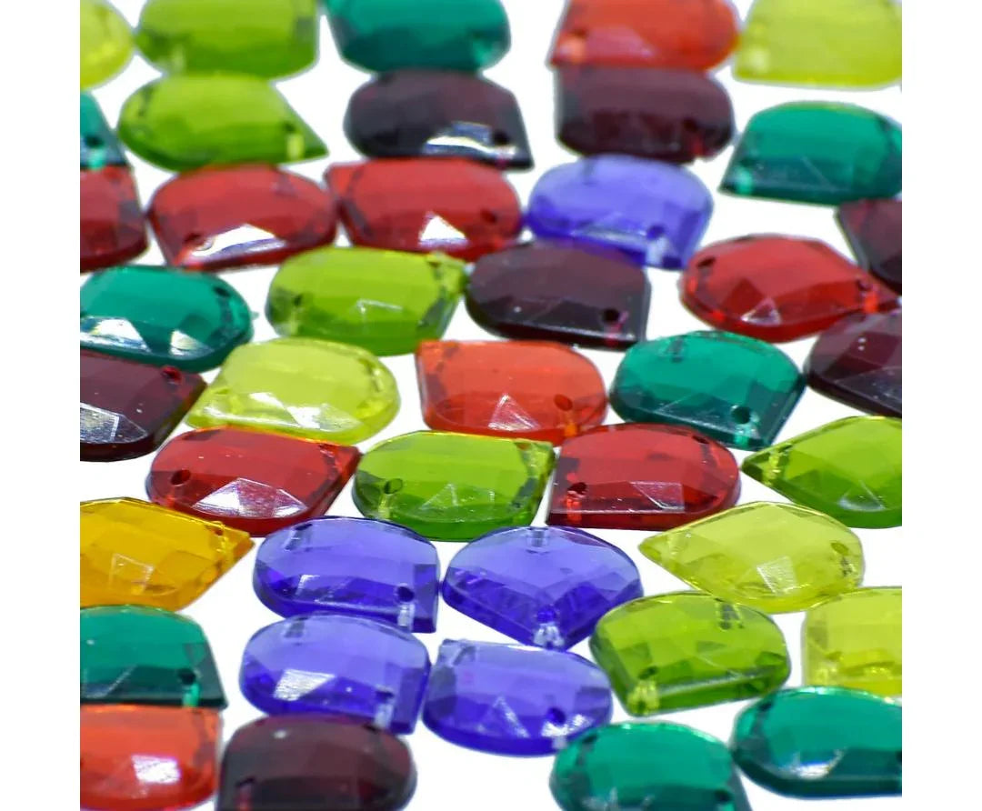 Jags Kundan Stone With Hole Drop 10Gms 10MM JKSR28