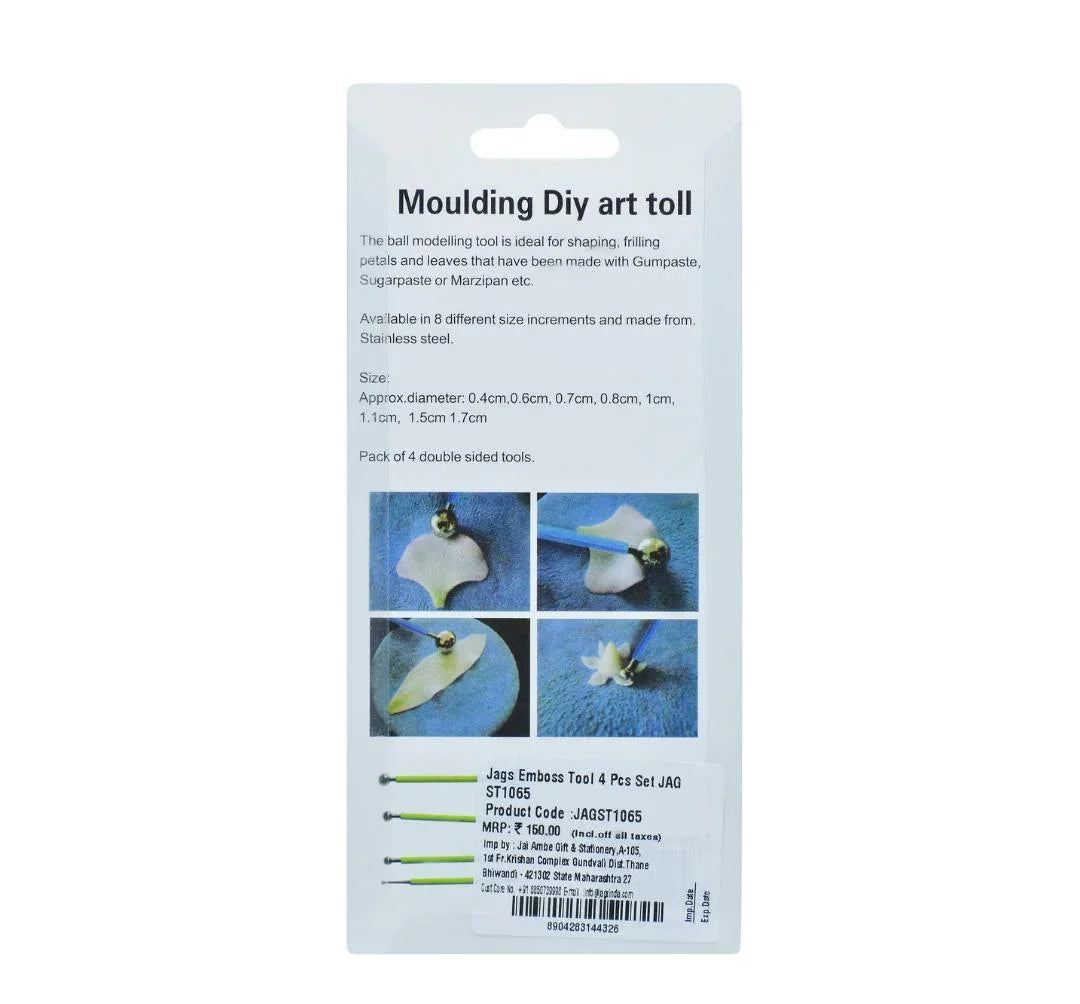 Jags Emboss Tool 4 Pcs Set JAGST1065