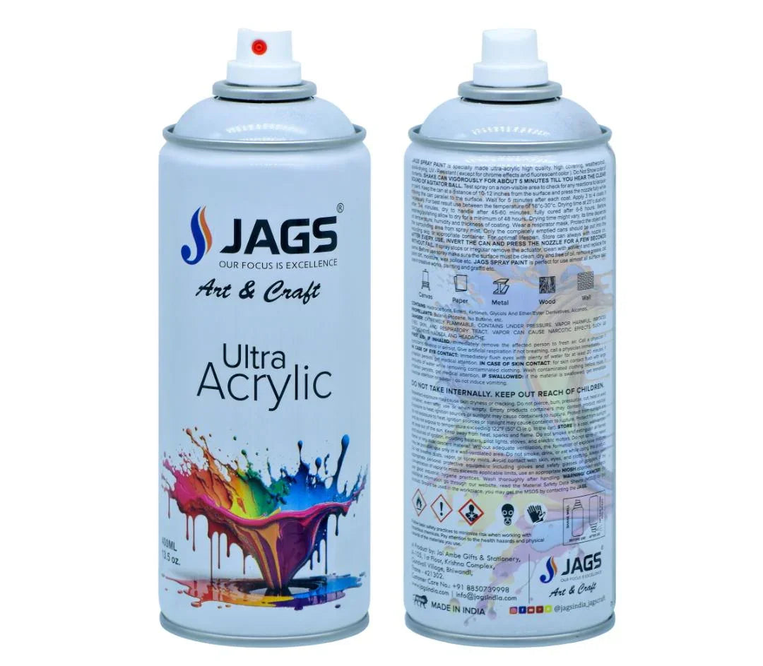 Jags Spray Ultra Acrylic 400ml Havells Grey 7035 J400M7035