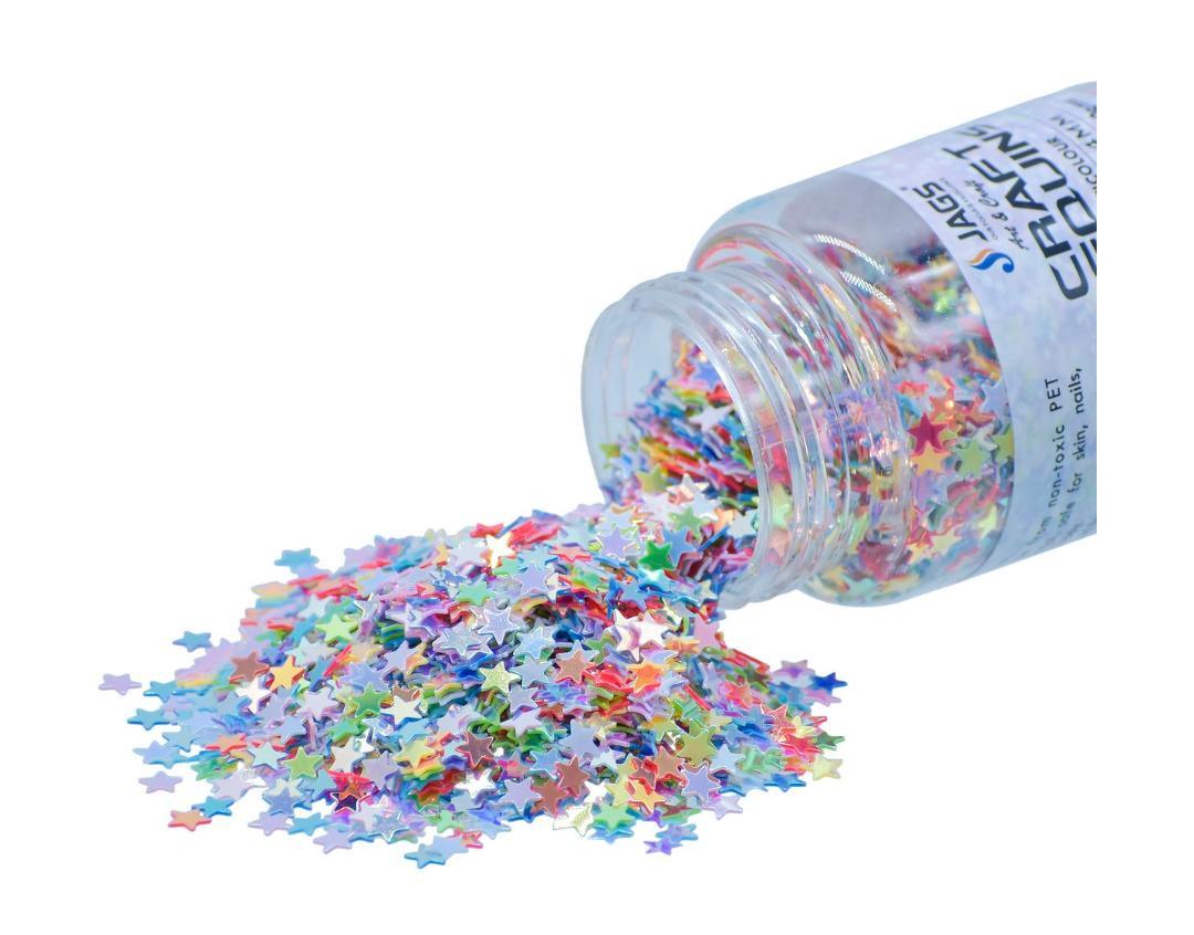 Jags Craft Sequins Multi Colour 20GMS Butterfly 5MM JDSM18