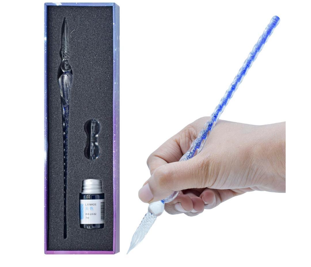 Crystal Fountain Pen Gift Box With 1 Pcs Ink JB19-C