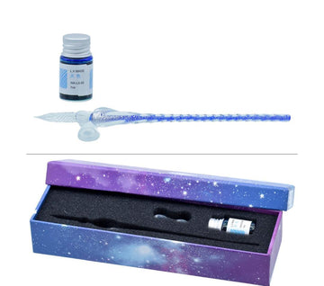 Crystal Fountain Pen Gift Box With 1 Pcs Ink JB19-C