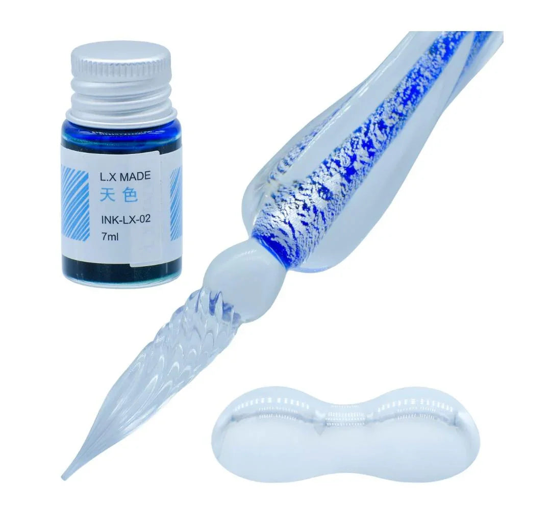 Crystal Fountain Pen Gift Box With 1 Pcs Ink JB19-C