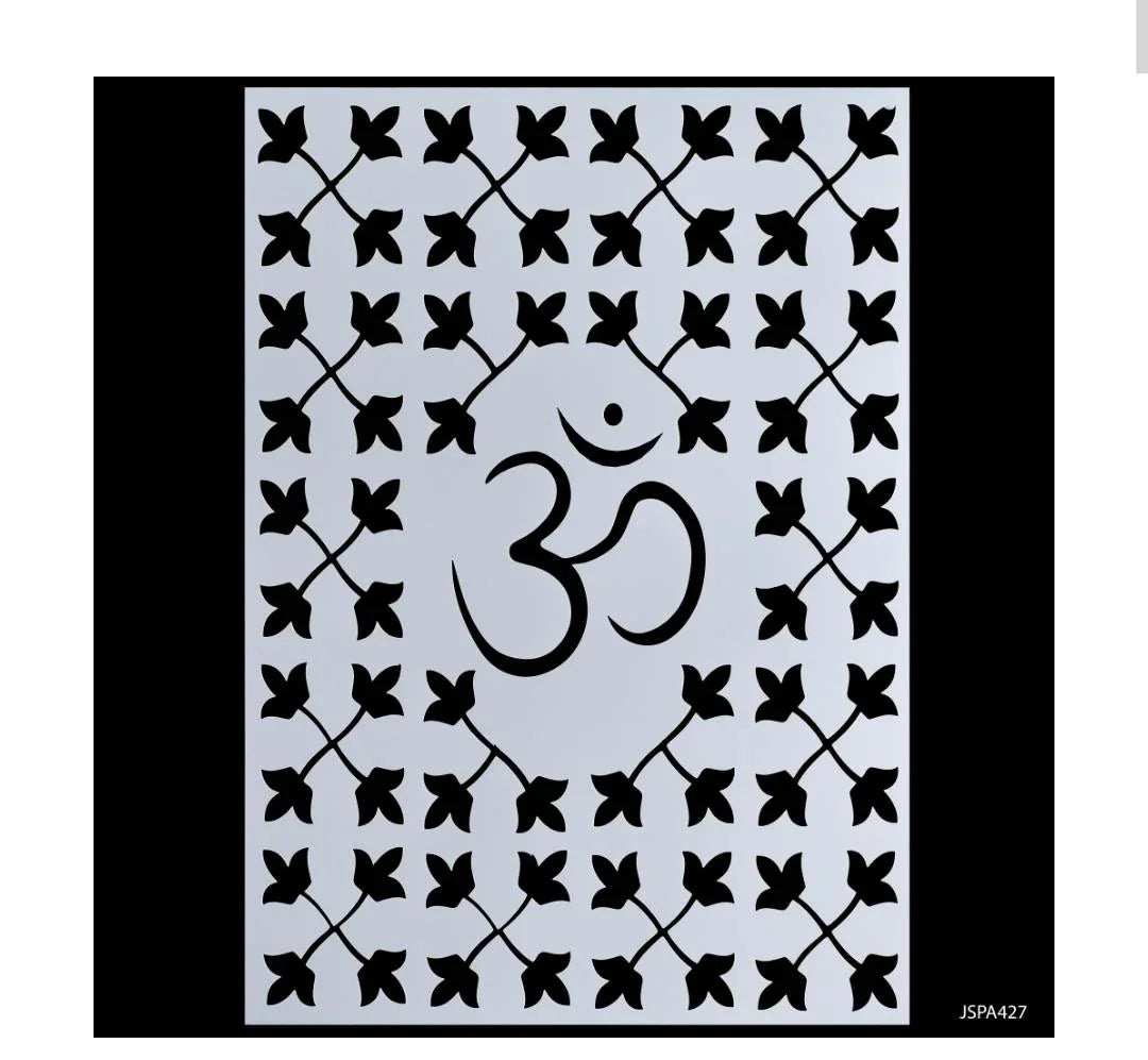 jags Stencil Plastic A4 OM (1 No) JSPA427