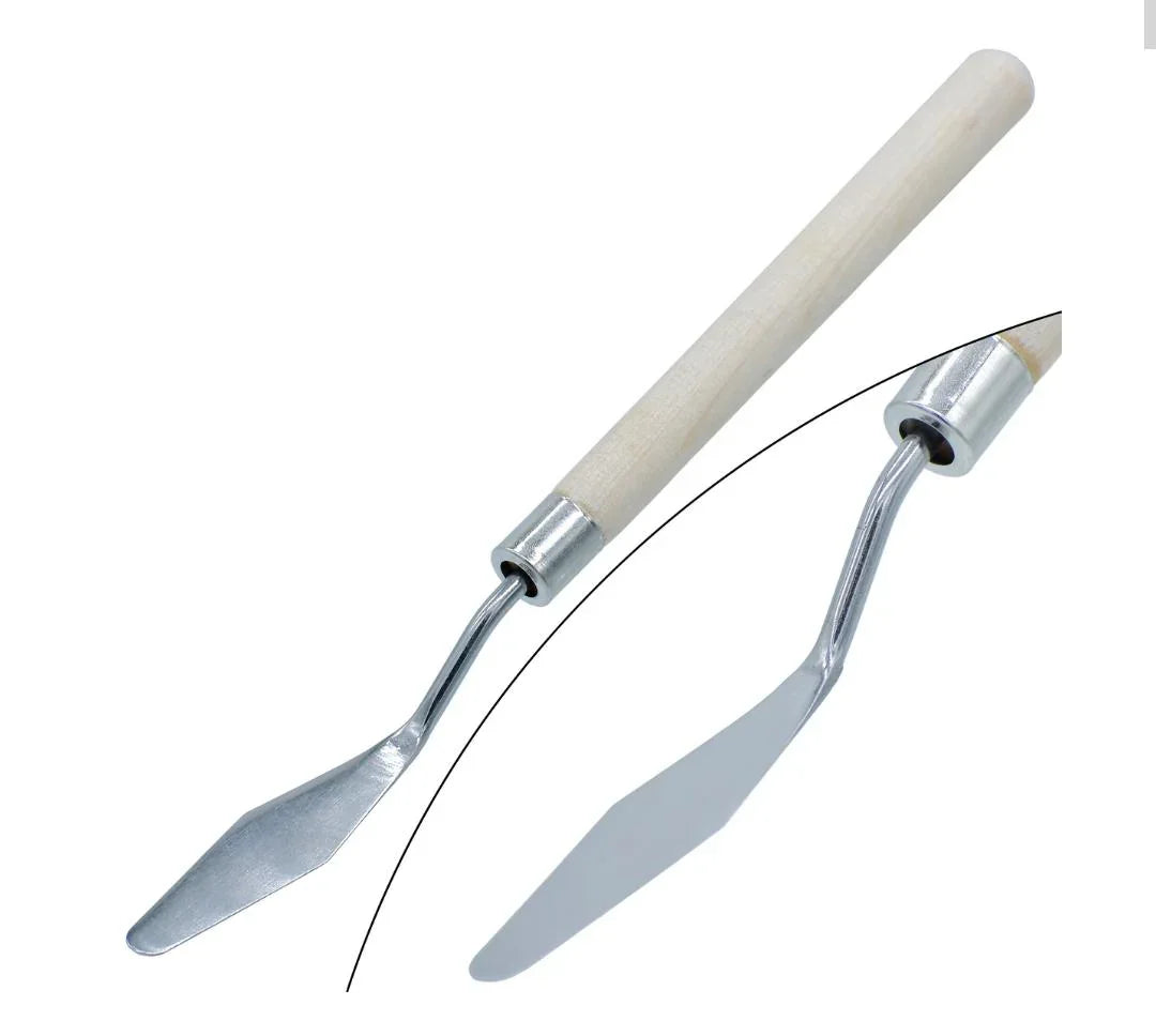 Painting Knife Wooden Handle 1Pcs Y811-2