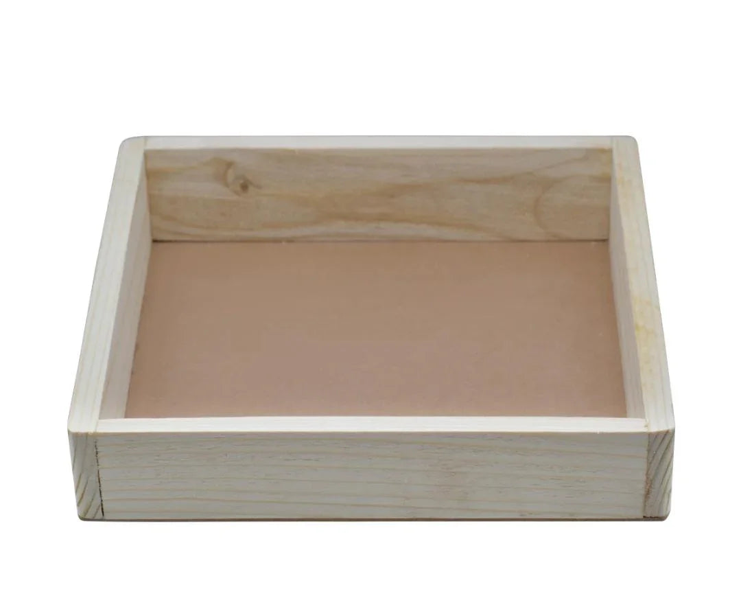 Wooden Tray 1.5 Inch Border 10X10Inch WDT102