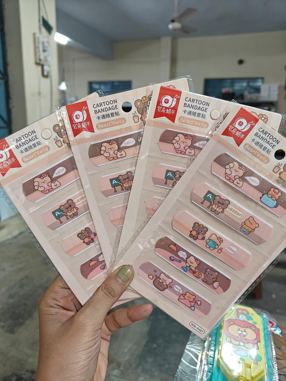 Cute cartoon bandages l pack of 1 contains 5 bands