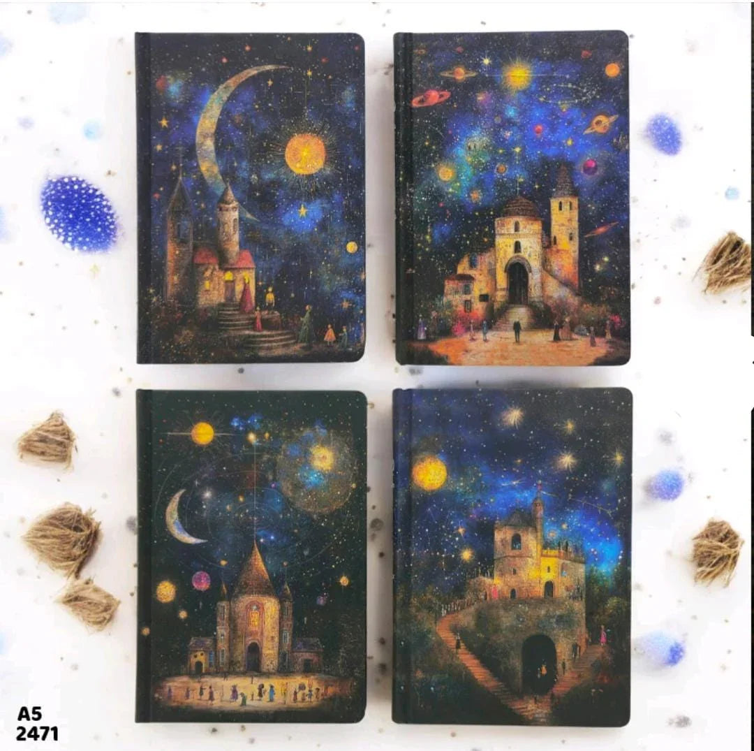 2471 Ss Cosmic Town Notes Notebook A5