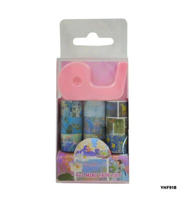 Yhf91B 9 Mini Tape Set With 1 Cutter (1 Box Of 36 Set)