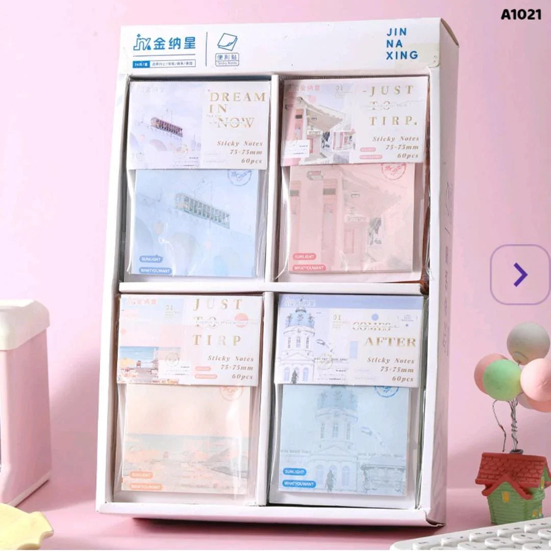 A1021 Sticky Note 75X75Mm 60 Sheet (36Pkt)