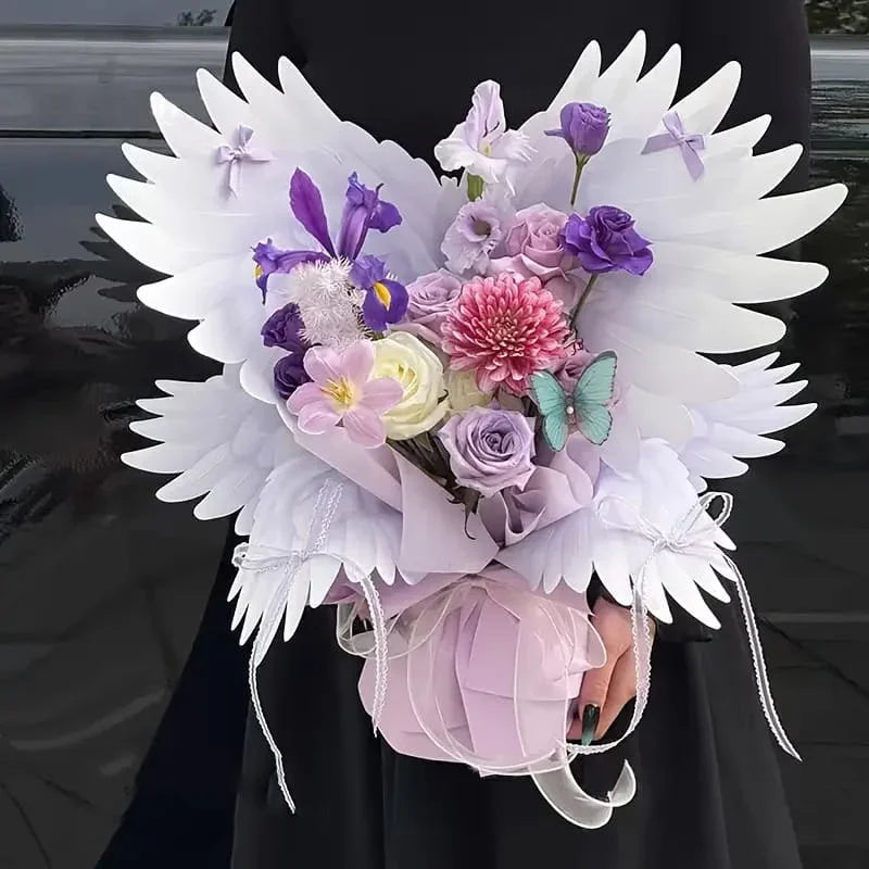 Mg2568 Eagle Wing Flower Wrap 58X25Cm 10Pair