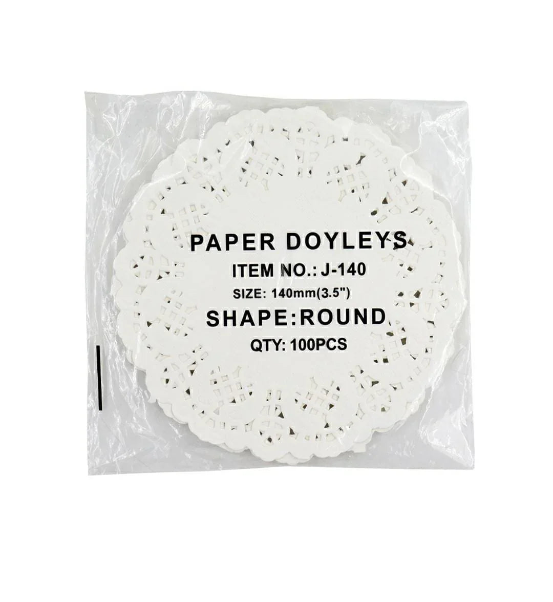 Dollies Paper White 3.5Inch 100Pcs Raw-456