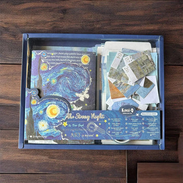 Van Gogh – The Starry Night Journaling & Scrapbooking Kit | 2026 Edition | 163-Piece Set