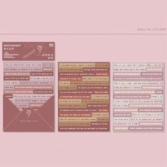 Wxlt Purple Sakura Sticker 3 Sheet