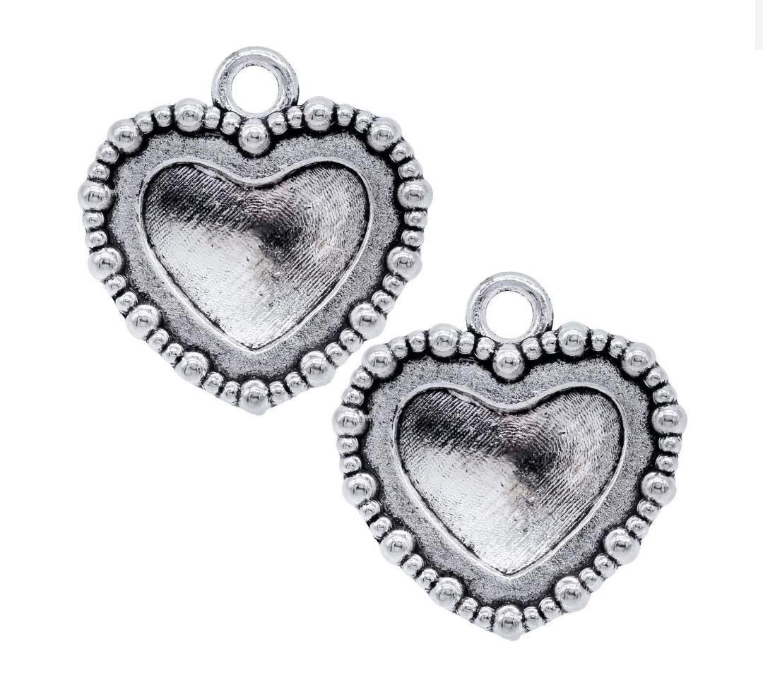 Metal Craft Fitting 2 Pics Heart MC-1403