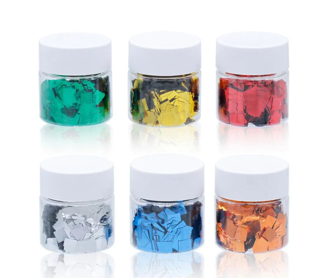 Jags Diy Sequins Square 6 Color Pack (1No) 30Gsm JDSS-01