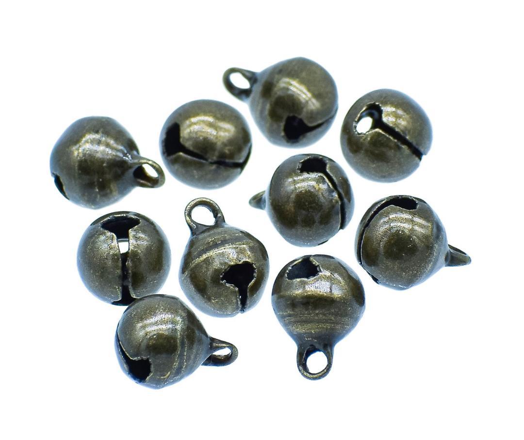 Jags Mini Metal Bells Bronze 8MM 10 Pc JMMB35