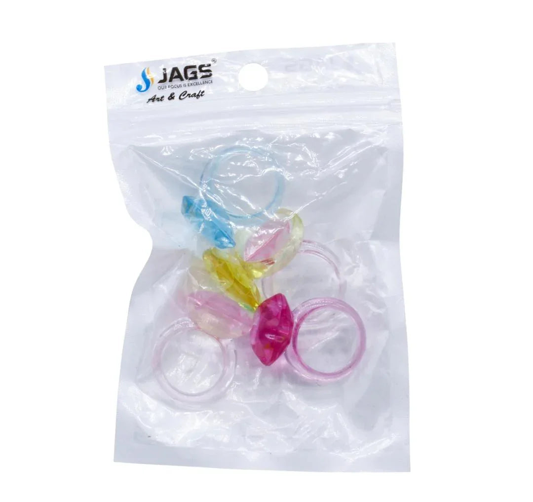 Miniature Transparent Colour Diamond Ring 5Pics MMTC16