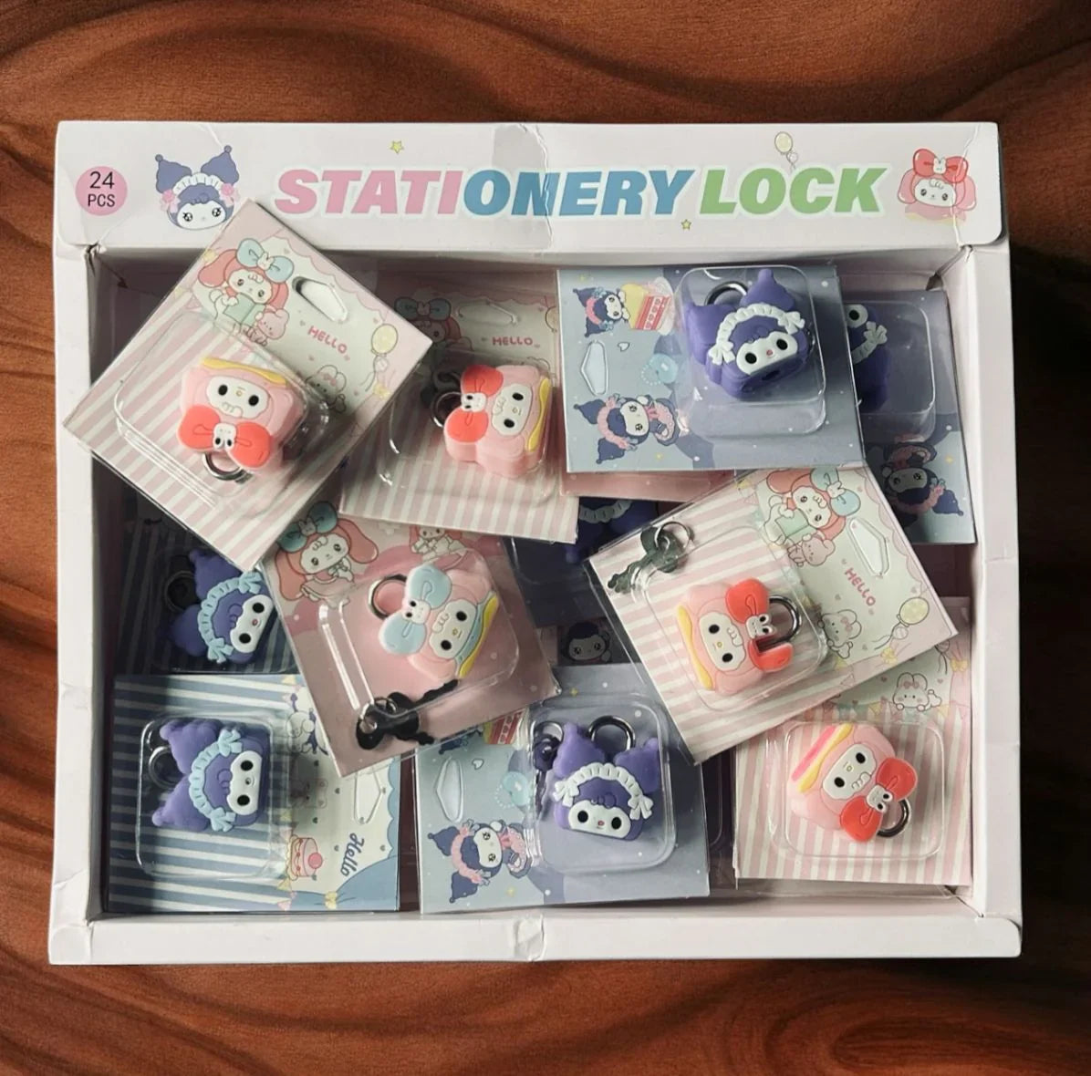Premium Kuromi Lock with Key – Mini Lock (Pack of 1)