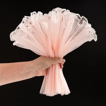 Mg2513H Pitch Wrapping Paper Net Wrinkled With Pearl