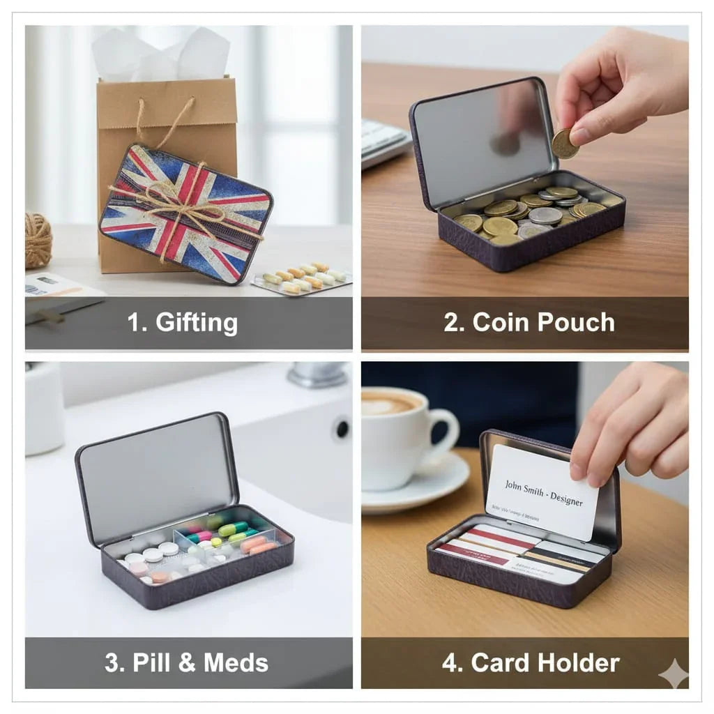 Metal Tinbox Rectangle Small TD-001