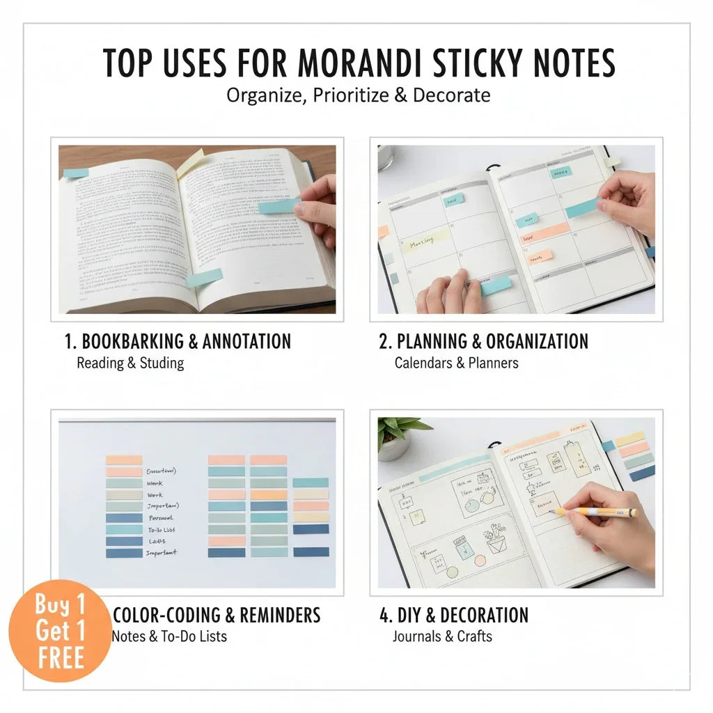 (  ) Morandi Pastel bulletin sticky notes Design-5