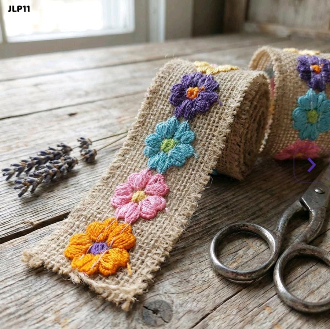 Jlp11 Jute Lace (12Pc) 2Mtr Each