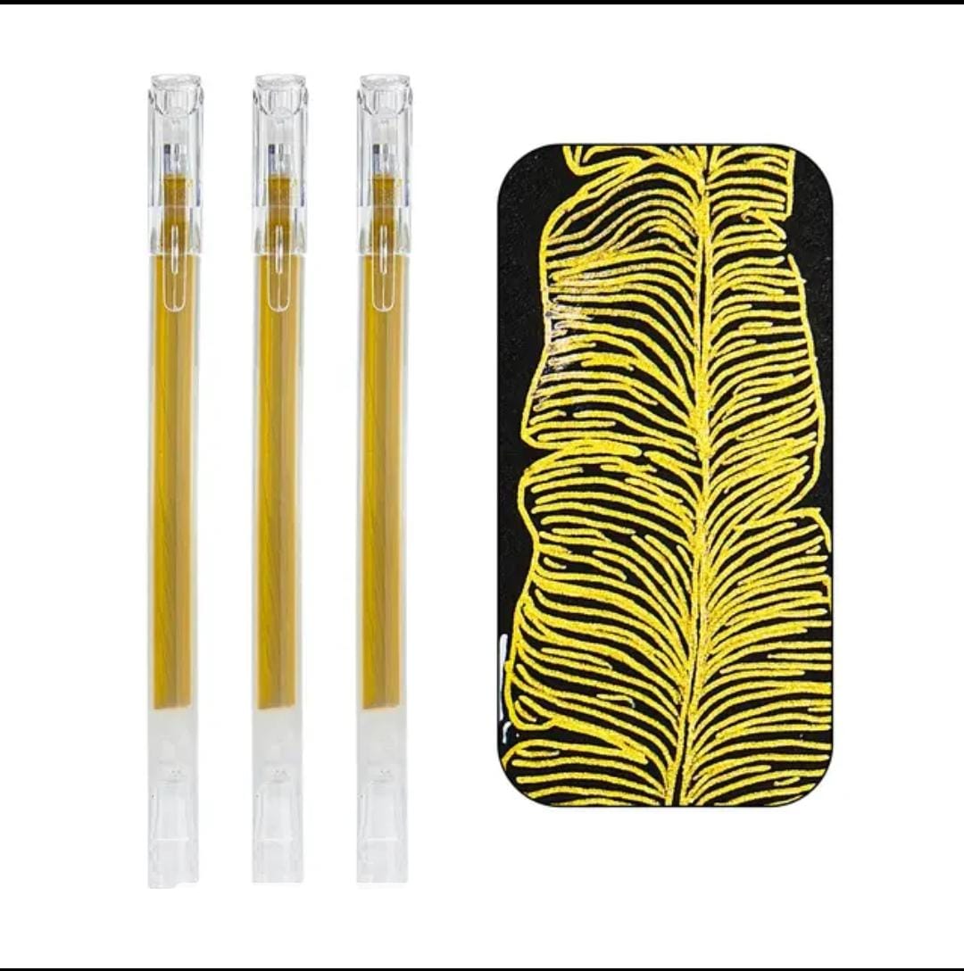 (   ) White Gel Pen l  Mandala White Pen for doodling and projects l Pack of 1 pen