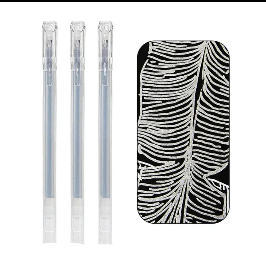 (   ) White Gel Pen l  Mandala White Pen for doodling and projects l Pack of 1 pen