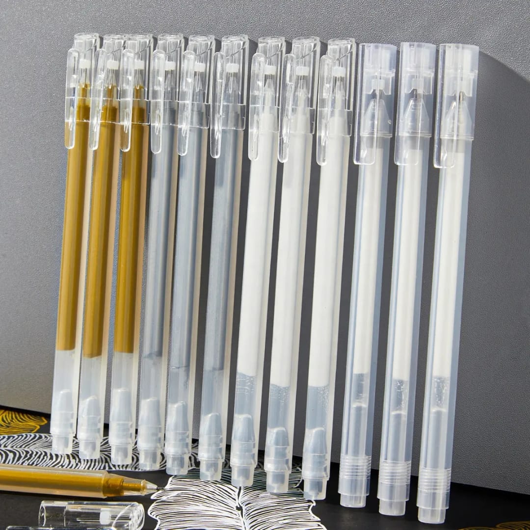 (   ) White Gel Pen l  Mandala White Pen for doodling and projects l Pack of 1 pen