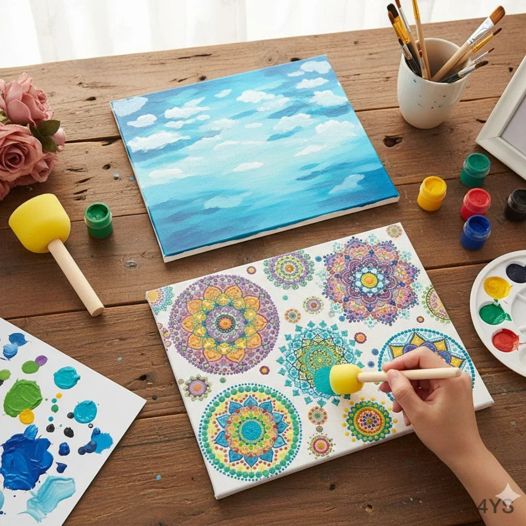 4Pc Yellow Sponge (4Ys)