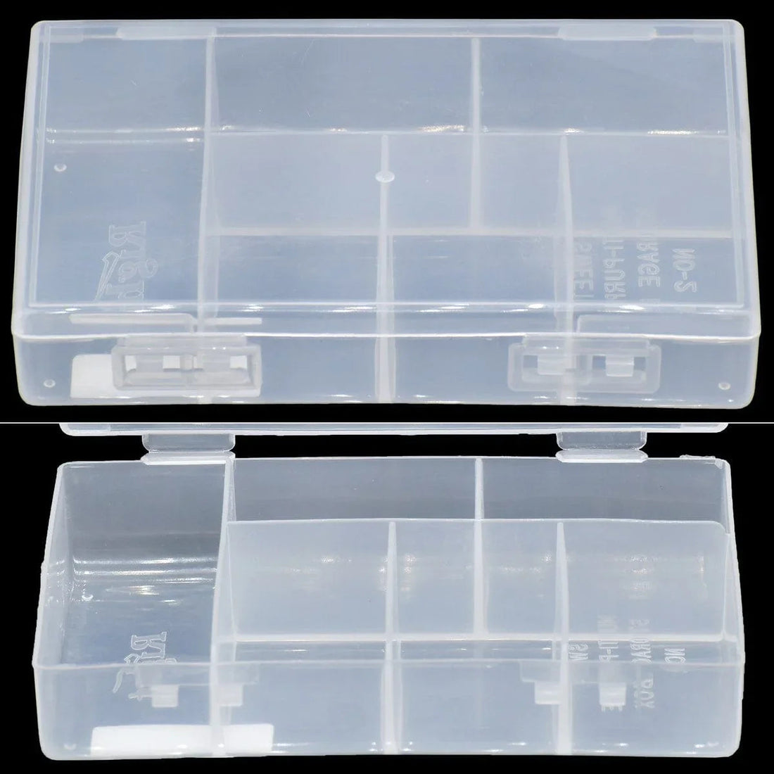 jags-mumbai Wooden & Plastic Box Clear Plastic Storage Box