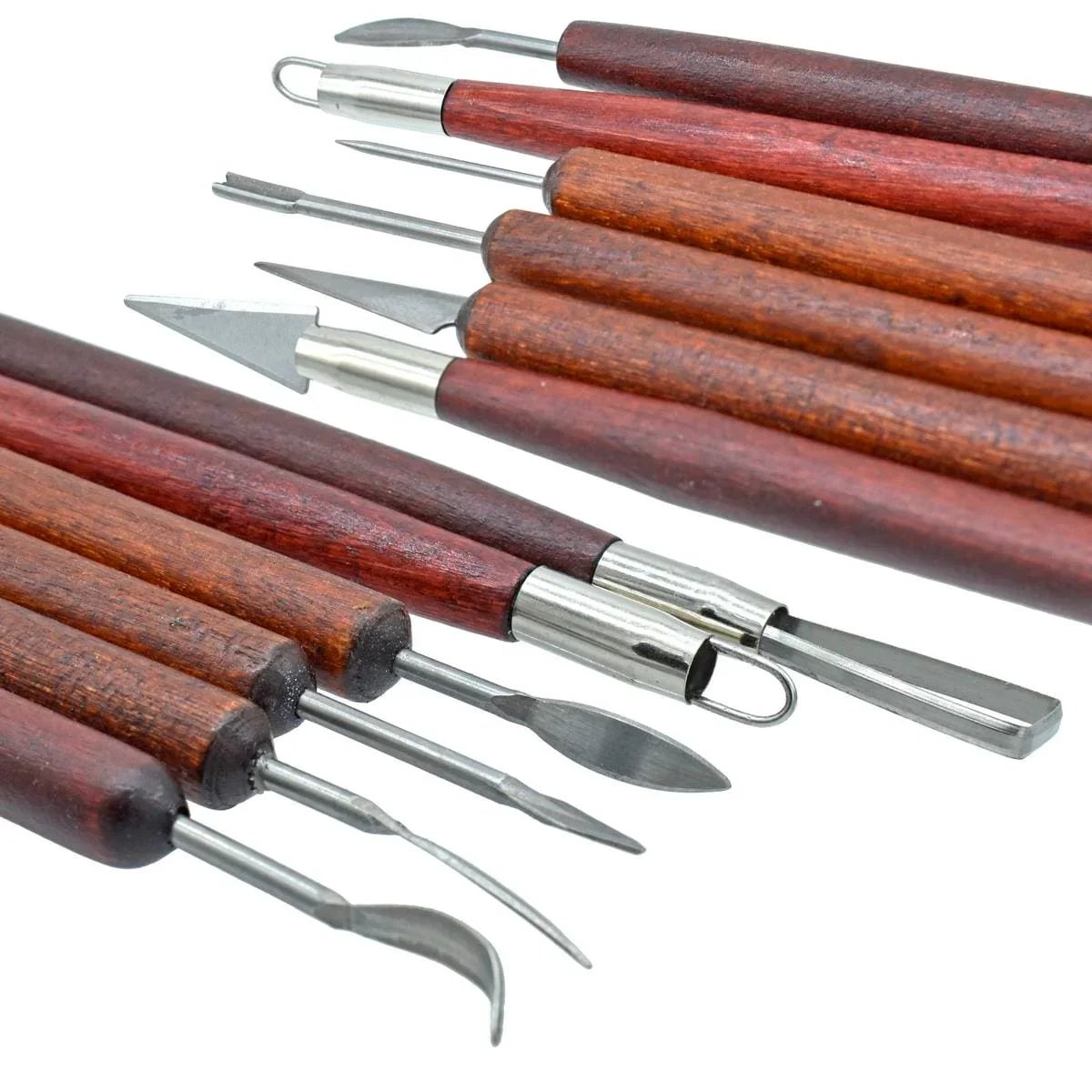 jags-mumbai 1 Clay Tools Craft Clay Tool Set 6pcs Wooden JB-PWB016