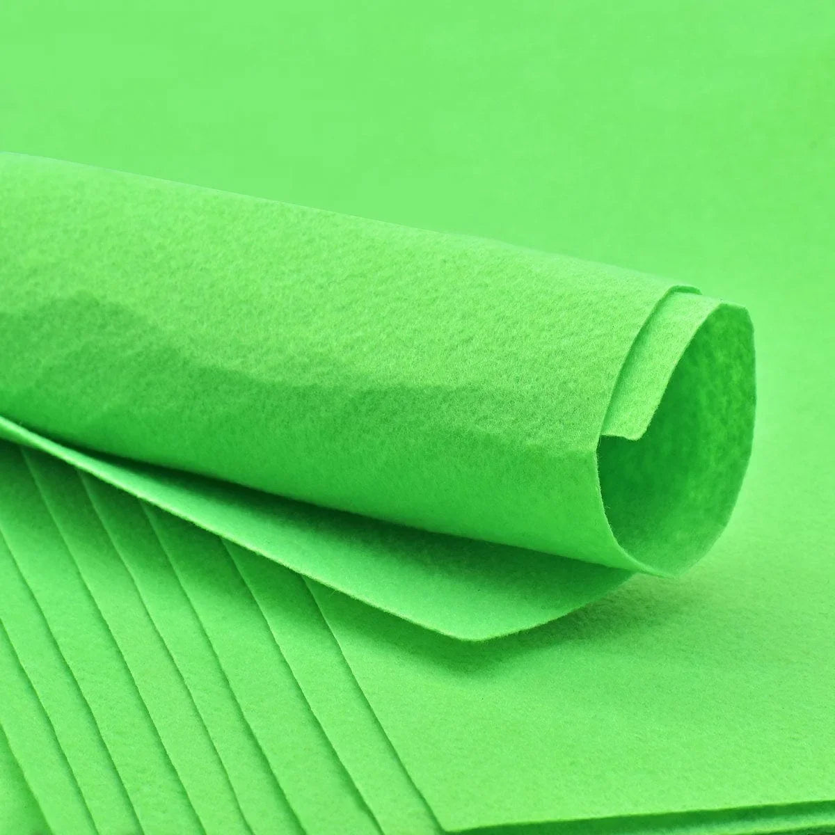 jags-mumbai 1 Felt Paper A4 Nonwoven Felt Sheet Light Green A4LGN102